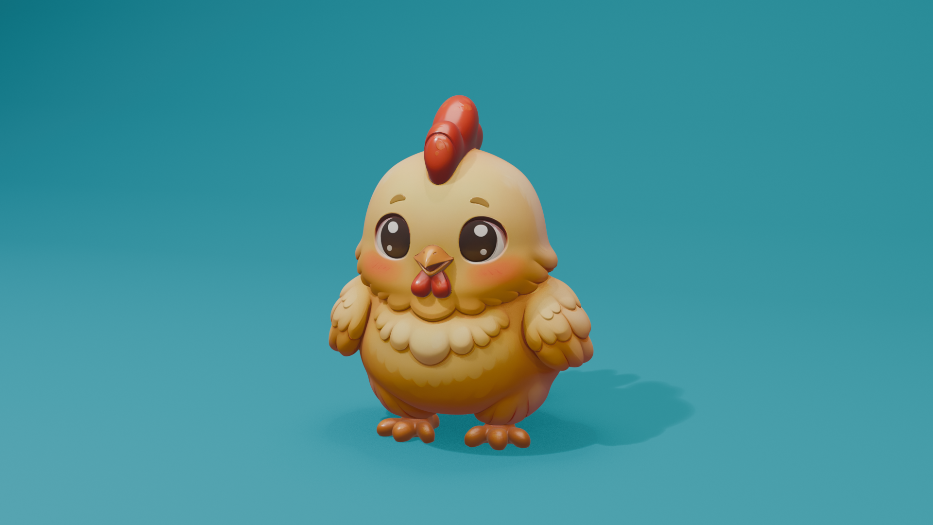 3D character render
