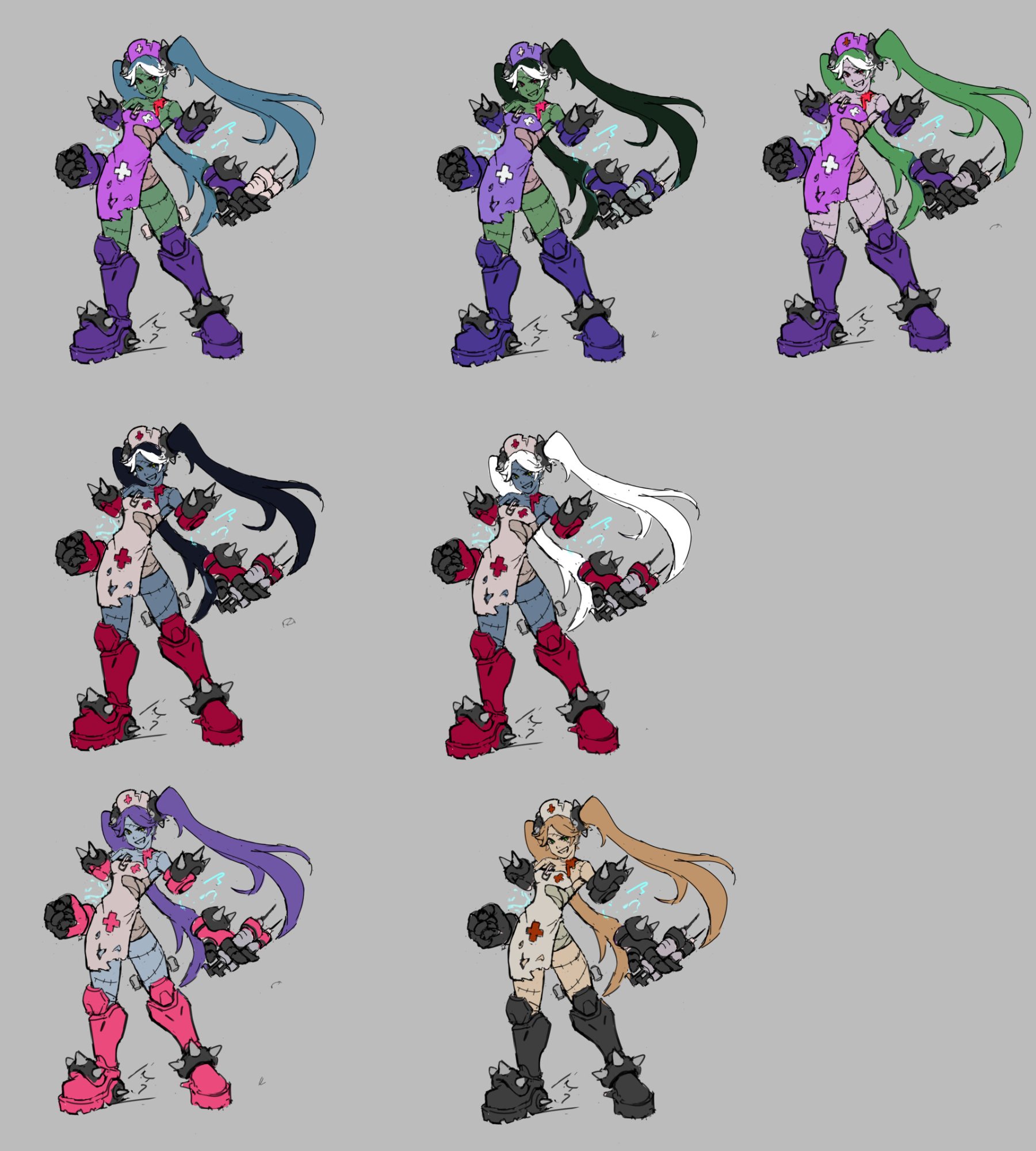 Nurse Tech — color variations