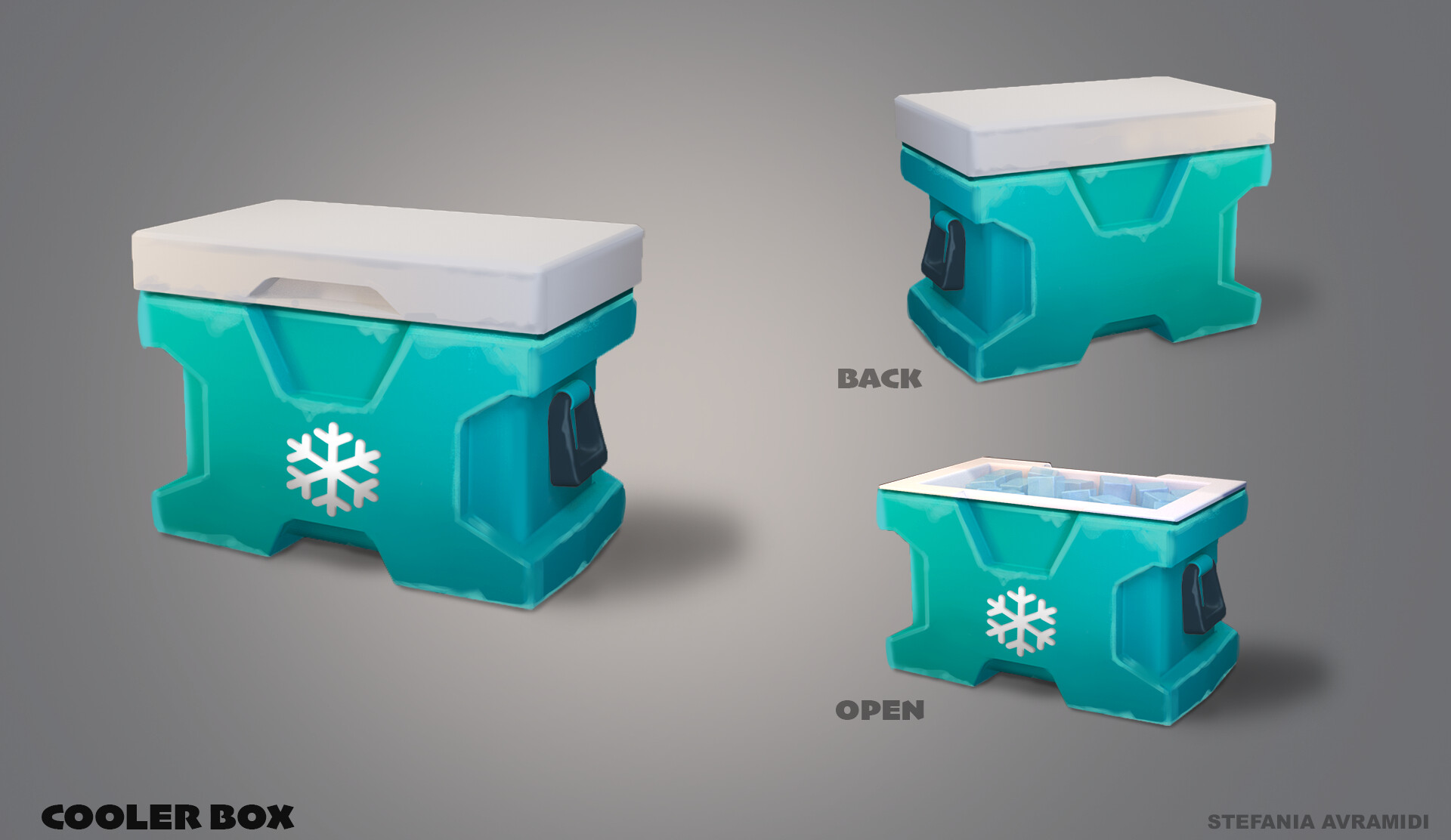 Cooler Box — render